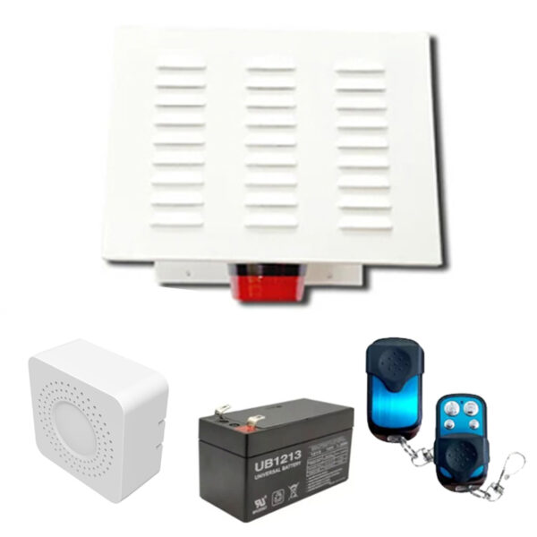Alarma comunitaria 15 Watts WIFI + 2 Controles
