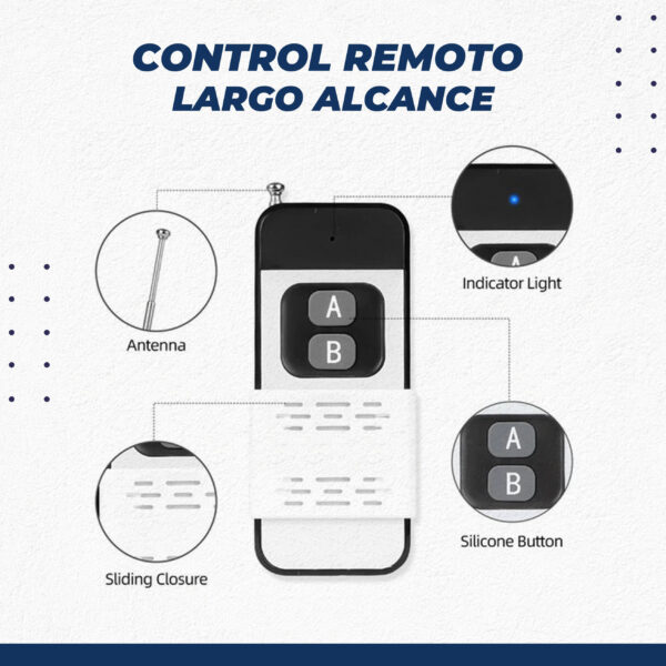 Control remoto largo alcance