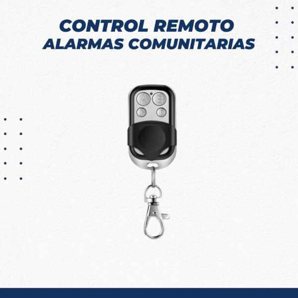 Control Remoto 4 botones alarmas comunitarias
